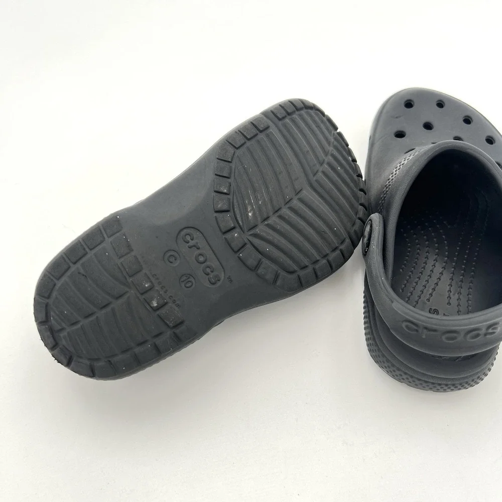 Crocs Classic Clog Black Kids Size C6 Toddler Slip On Water Shoes 10001-001